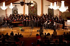 The Altino Chorale performing during a Christmas Concert.